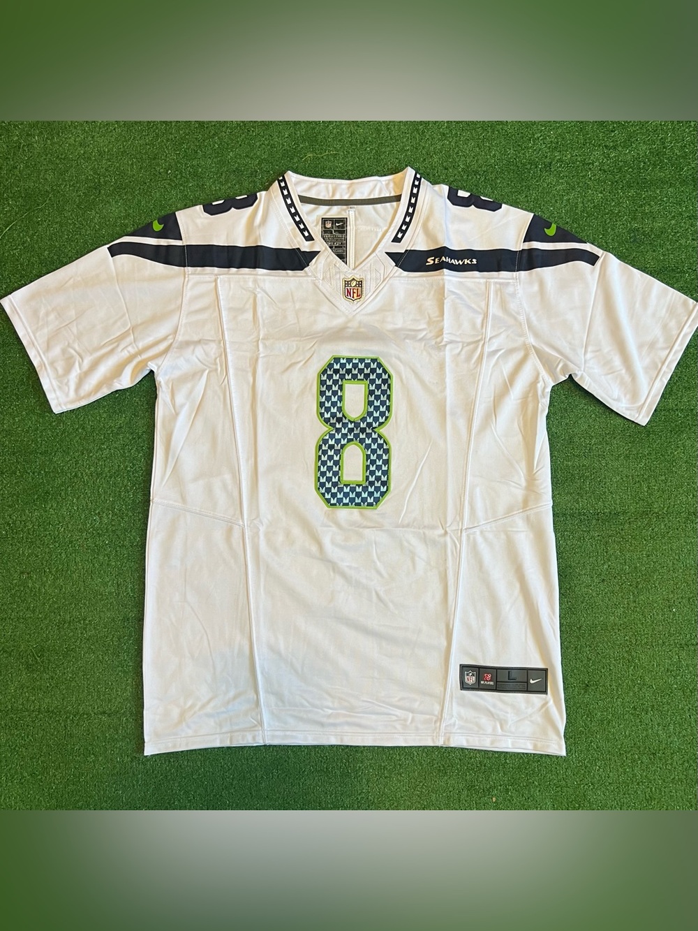 Seattle Seahawks Jadarian Price White Jersey 
Adult Large